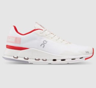 On Cloud Sneakers | Men's Cloudnova Form-White | Red
