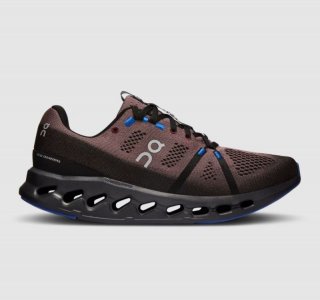 On Cloud Sneakers | Men's Cloudsurfer-Black | Cobalt