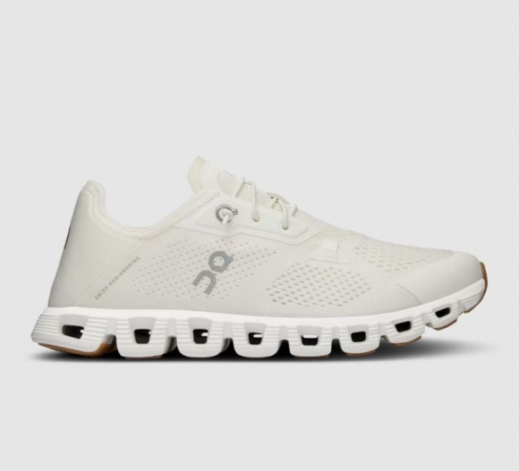 On Cloud Sneakers | Women's Cloud 5 Coast-Undyed-White | White