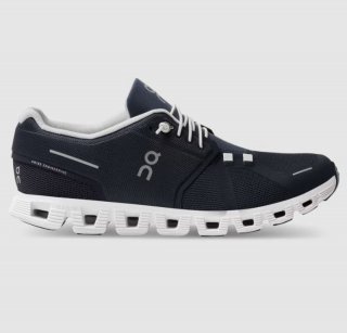 On Cloud Sneakers | Men's Cloud 5-Midnight | White