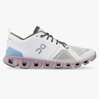 On Cloud Sneakers | Women's Cloud X 3 Shift-White | Heron