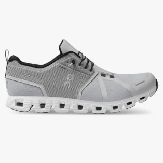 On Cloud Sneakers | Men's Cloud 5 Waterproof-Glacier | White