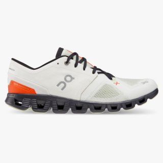 On Cloud Sneakers | Men's Cloud X 3-Ivory | Flame