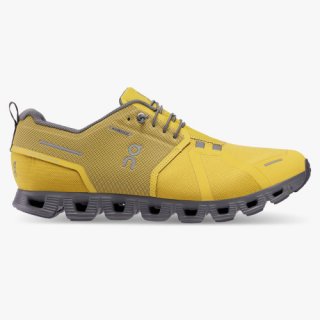 On Cloud Sneakers | Men's Cloud 5 Waterproof-Mustard | Rock