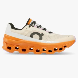 On Cloud Sneakers | Women's Cloudmonster Fawn|Turmeric