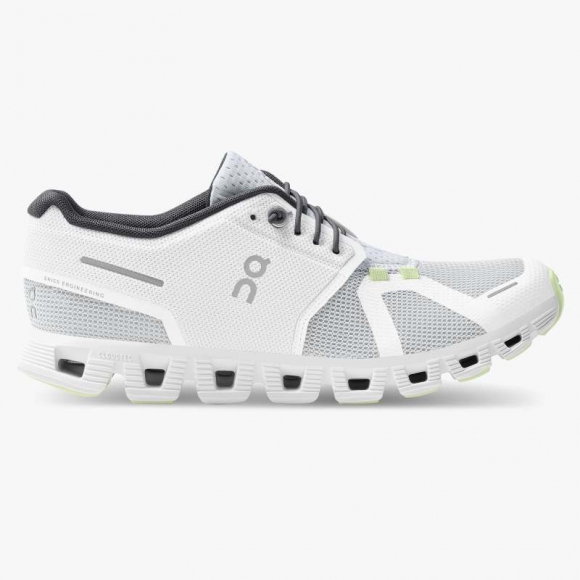 On Cloud Sneakers | Men's Cloud 5 Push-White | Oasis