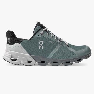 On Cloud Sneakers | Men's Cloudflyer Waterproof-Sea | Glacier