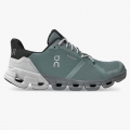 On Cloud Sneakers | Women's Cloudflyer Waterproof-Sea | Glacier