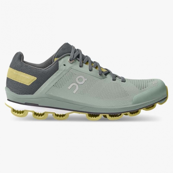 On Cloud Sneakers | Men's Cloudsurfer 6-Eucalyptus | Citron