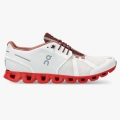 On Cloud Sneakers | Men's Cloud Swiss Olympic-Red | White