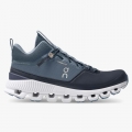 On Cloud Sneakers | Women's Cloud Hi Waterproof-Dust | Navy