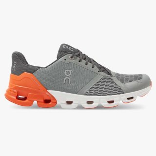 On Cloud Sneakers | Men's Cloudflyer-Grey | Orange