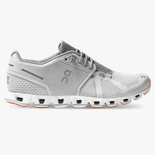 On Cloud Sneakers | Women's Cloud-Glacier | White