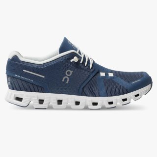 On Cloud Sneakers | Men's Cloud 5-Denim | White