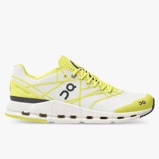 On Cloud Sneakers | Women's Cloudnova Z5-Neon | White