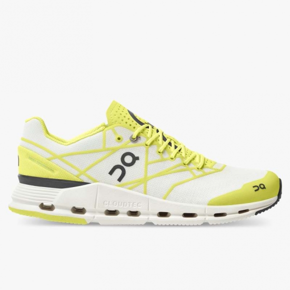 On Cloud Sneakers | Women's Cloudnova Z5-Neon | White