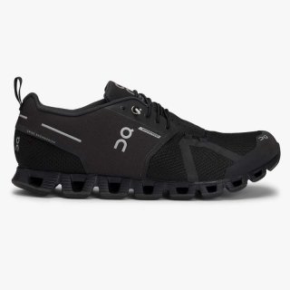 On Cloud Sneakers | Men's Cloud Waterproof-Black | Lunar