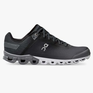 On Cloud Sneakers | Men's Cloudflow Wide-Black | Asphalt