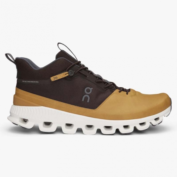 On Cloud Sneakers | Men's Cloud Hi-Umber | Caramel