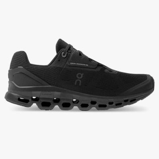 On Cloud Sneakers | Men's Cloudstratus-Black