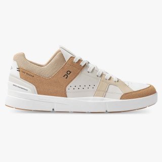 On Cloud Sneakers | Women's THE ROGER Clubhouse-Almond | Sand