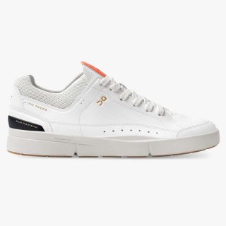 On Cloud Sneakers | Women's THE ROGER Centre Court-White | Flame