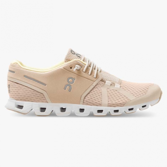 On Cloud Sneakers | Women's Cloud-Sand | Pearl