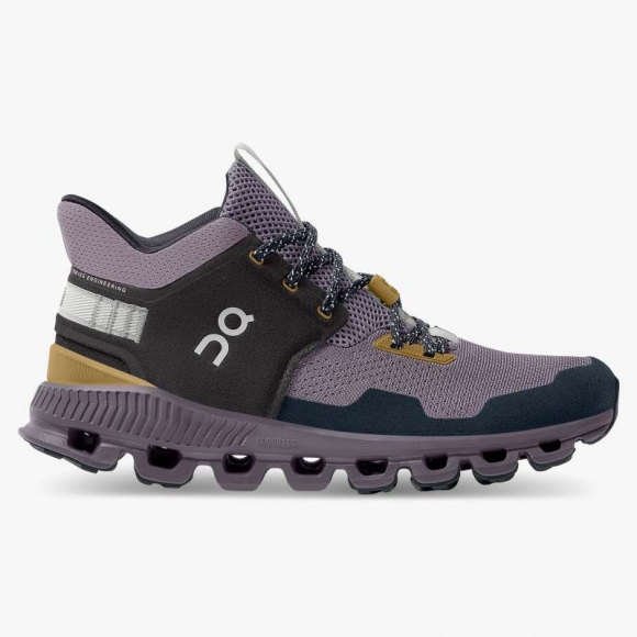 On Cloud Sneakers | Women's Cloud Hi Edge-Pebble | Lilac