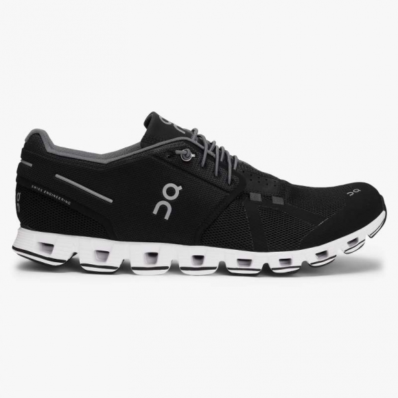 On Cloud Sneakers | Men's Cloud-Black | White