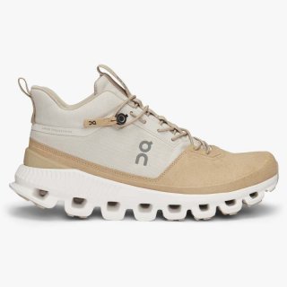 On Cloud Sneakers | Women's Cloud Hi-Pearl | Camel