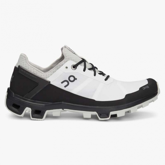 On Cloud Sneakers | Women's Cloudventure Peak-White | Black