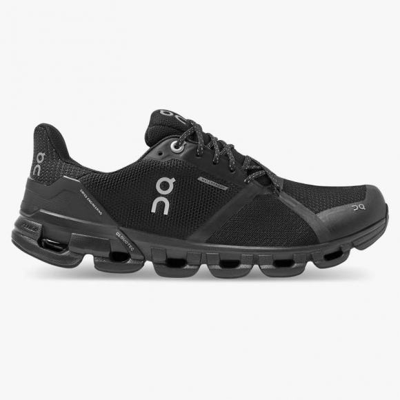 On Cloud Sneakers | Women's Cloudflyer Waterproof-Black | Lunar