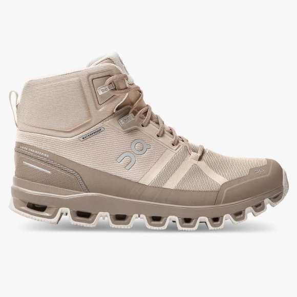 On Cloud Sneakers | Women's Cloudrock Waterproof-Desert | Clay