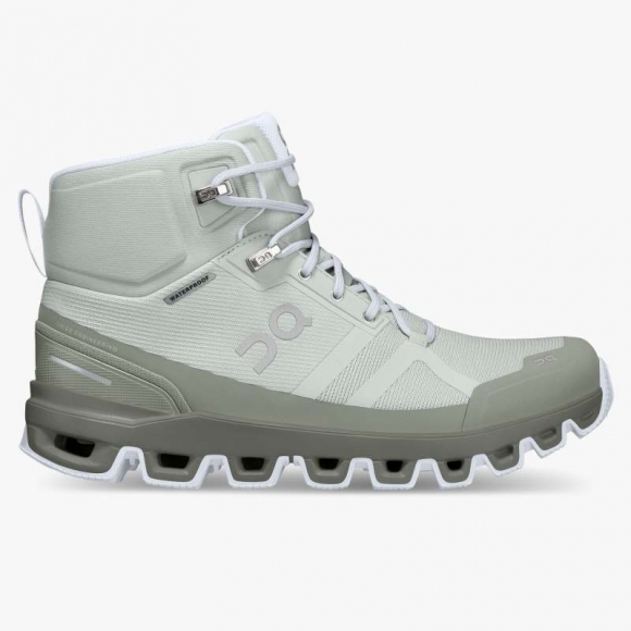 On Cloud Sneakers | Women's Cloudrock Waterproof-Mineral | Kelp