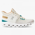 On Cloud Sneakers | Men's Cloud Hi Edge-Aloe | Pecan