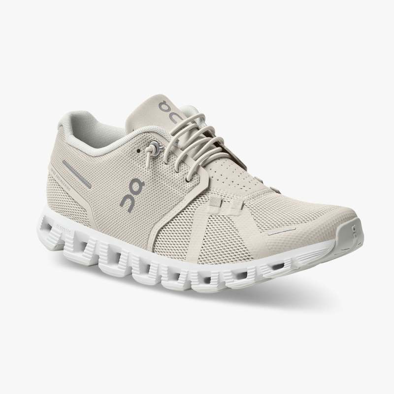 On Cloud Sneakers | Women's Cloud 5-Pearl | White