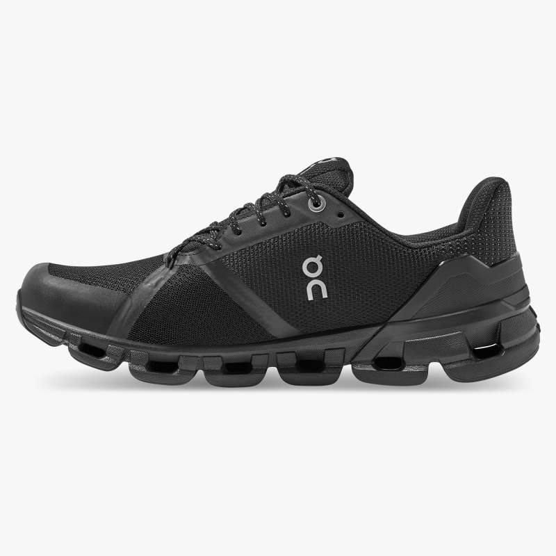 On Cloud Sneakers | Women's Cloudflyer Waterproof-Black | Lunar